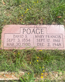 Granite headstone cleaning result for Linda P., CA - After