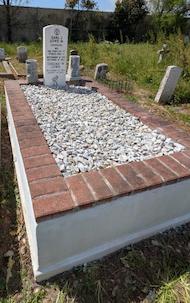 Full restoration and cleaning for upright monument, Louisiana, autumn, 2025 - After