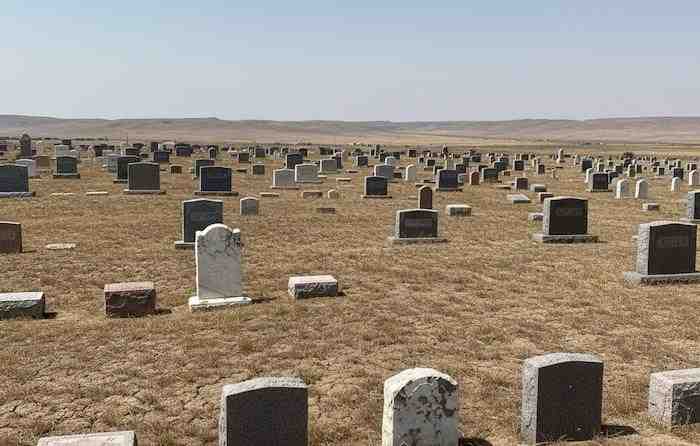 Professional headstone cleaning service in Texas cemetery