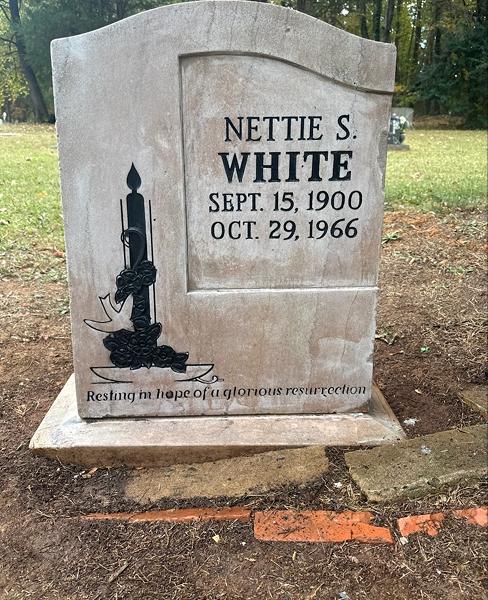 Restored a ledger marker in North Carolina / After