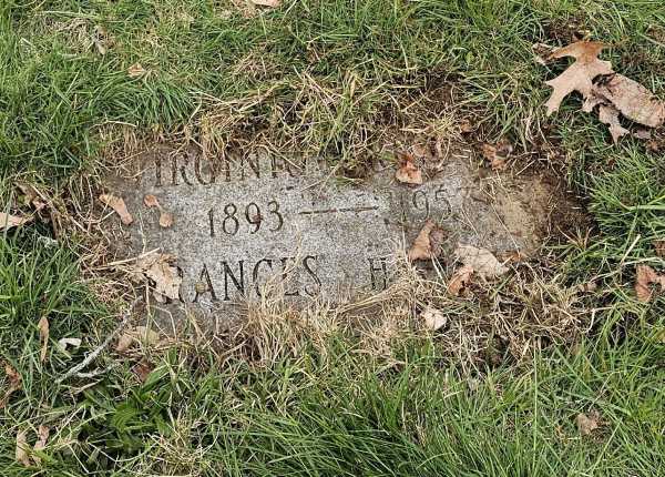 Weathered and uncleaned condition of granite flush marker in Massachusetts before professional cleaning