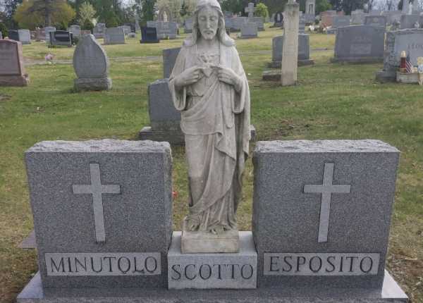 Fully restored and deep-cleaned condition of granite multi-plot monument in New York after Tending service